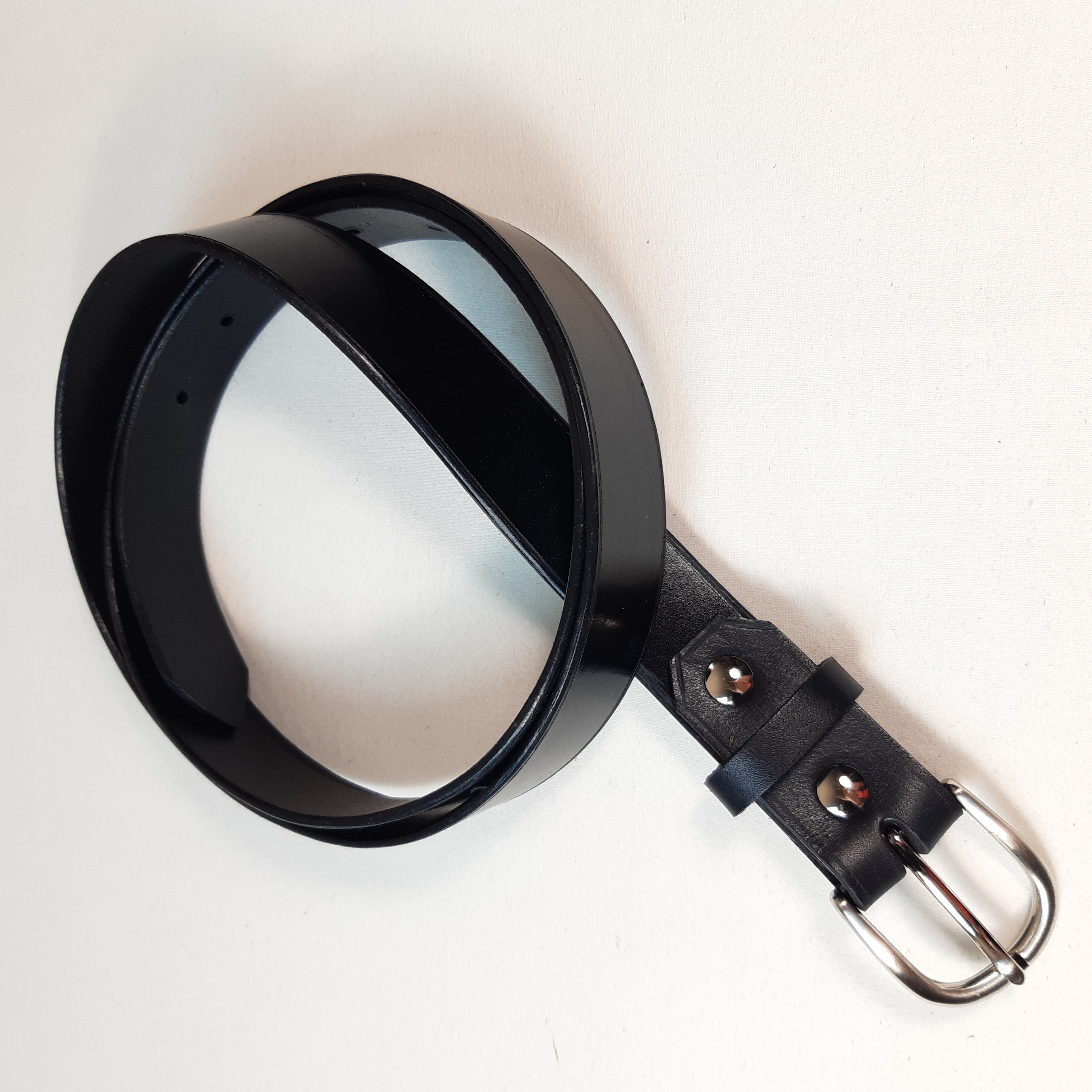 Ceinture pour Lui en cuir noir
