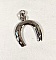 Lot de 3 grands pendentifs forme fer &agrave; cheval