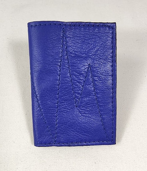 Porte cartes cuir d'agneau