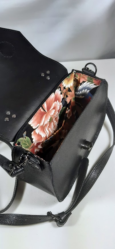 Sac cuir avec bandoulière