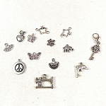 Lot de 13 breloques m&eacute;tal pour cr&eacute;er des bijoux fantaisie