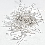  Lot de 100 clous m&eacute;tal t&ecirc;te plate